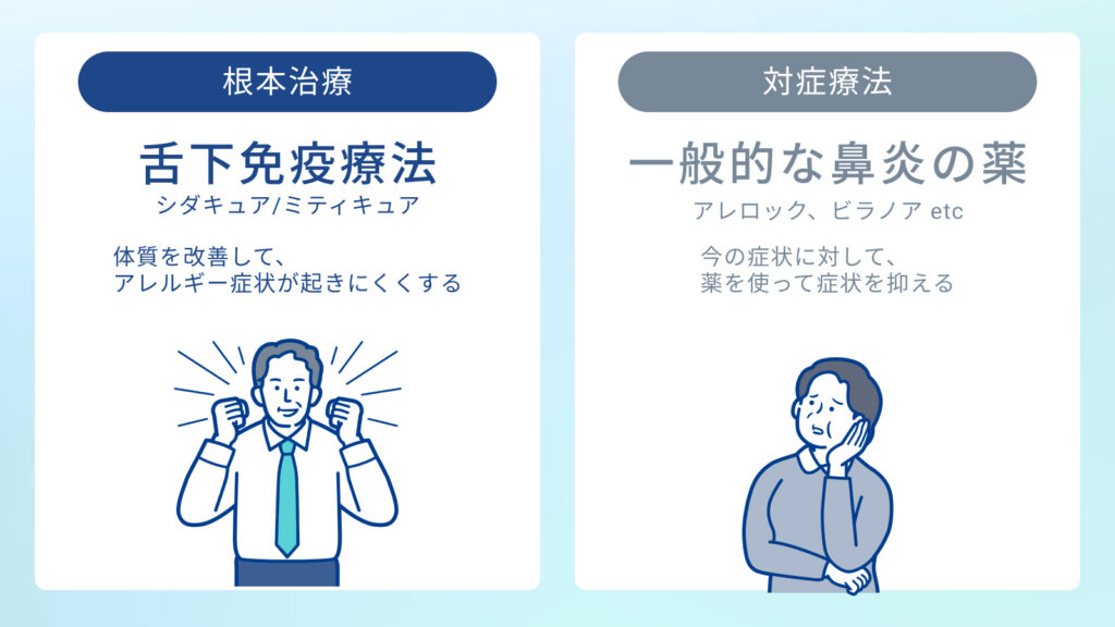 舌下免疫療法は根本治療