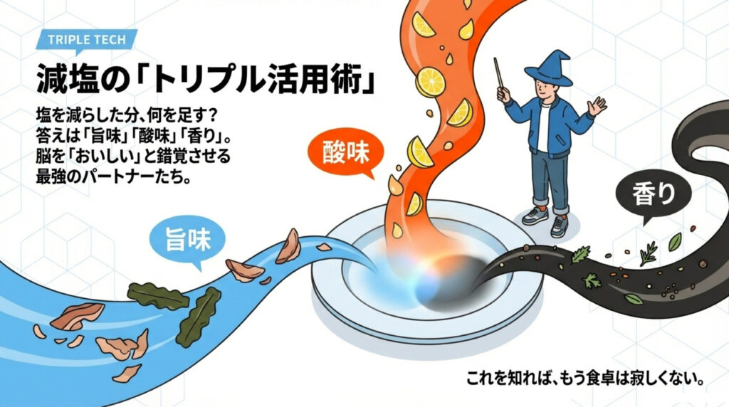 塩分を補う減塩の具体方法