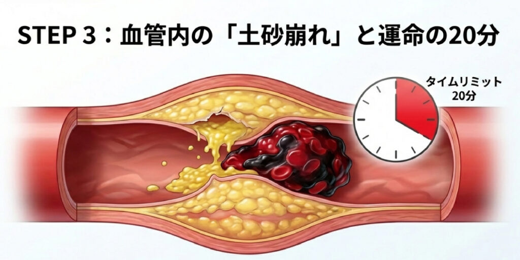 心筋梗塞と運命の20分