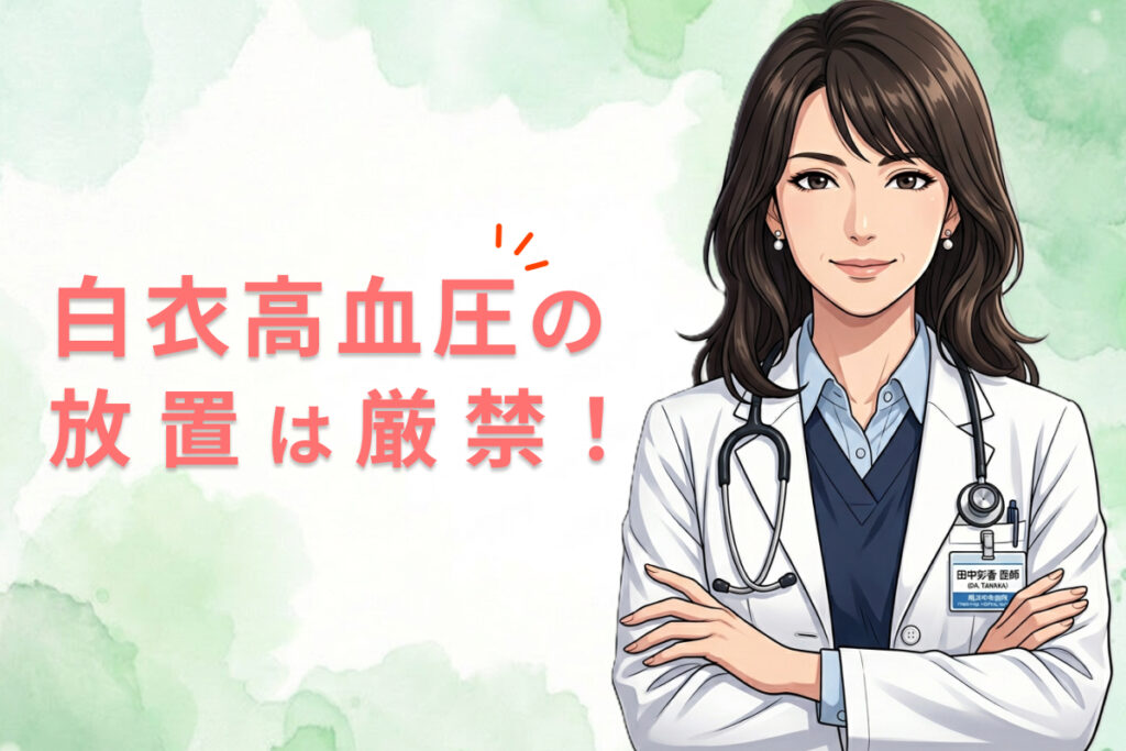 白衣高血圧の放置は厳禁